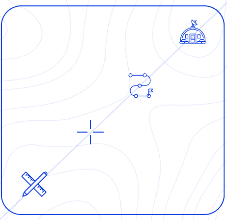 Diagram mapping the people and steps within an operation