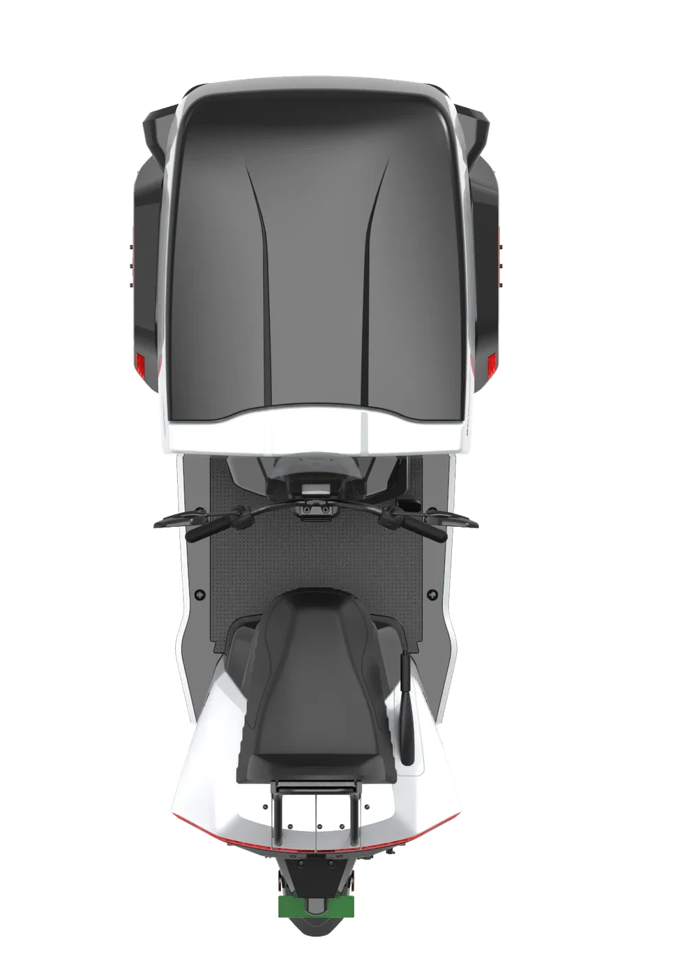 CROC EV compact commercial cargo vehicle top view
